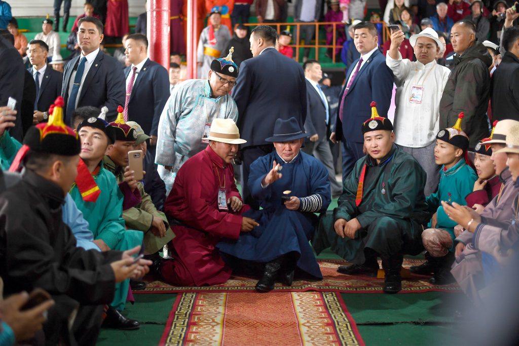 NAADAM FESTIVITY CONCLUDES President of Mongolia