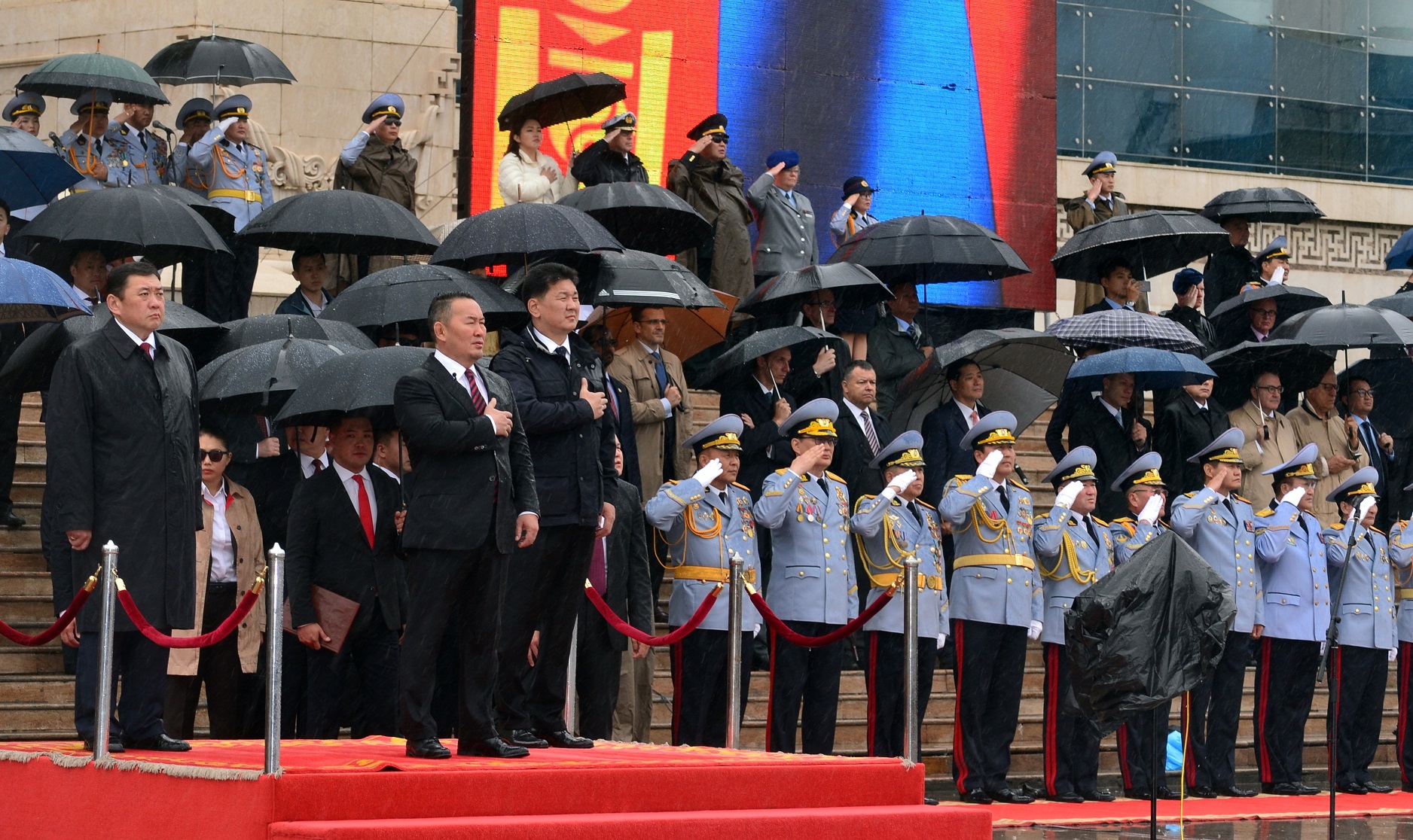 Speech By President Of Mongolia Khaltmaagiin Battulga At The State Flag 