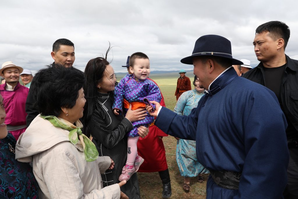 NAADAM FESTIVITY CONCLUDES President of Mongolia